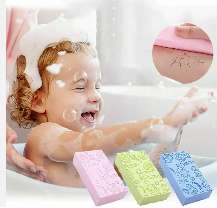 Pack de 3 Esponjas de baño para bebes